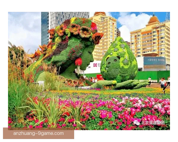 金奖花坛五一节盛装亮相市民争相观赏美景如画